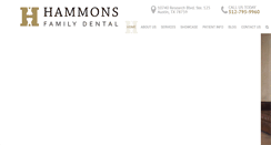 Desktop Screenshot of hammonsfamilydental.com